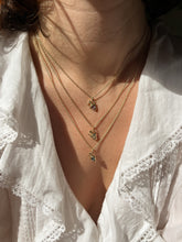 Load image into Gallery viewer, PETITE ENGRAVED AMPHORA CHARM | Blush Garnet