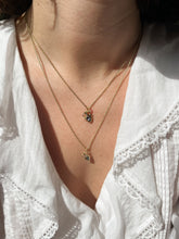 Load image into Gallery viewer, PETITE AMPHORA CHARM MOSAIC | Ocean Blue Sapphire + Diamond