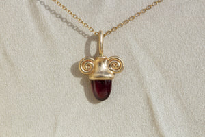 *LIMITED EDITION* garnet amphora charm