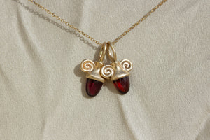 *LIMITED EDITION* garnet amphora charm