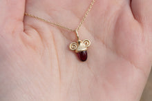 Load image into Gallery viewer, *LIMITED EDITION* garnet amphora charm