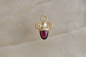 *LIMITED EDITION* garnet amphora charm