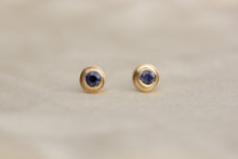 Load image into Gallery viewer, Purple Sapphire | Shadow Stud