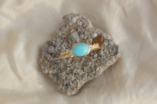 Load image into Gallery viewer, Kismet Solitaire | Oval Turquoise Cabochon