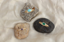 Load image into Gallery viewer, Kismet Solitaire | Oval Turquoise Cabochon