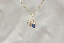 Load image into Gallery viewer, PETITE AMPHORA CHARM | Blue Sapphire Cabochon