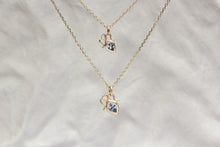 Load image into Gallery viewer, PETITE AMPHORA CHARM MOSAIC | Ocean Blue Sapphire + Diamond