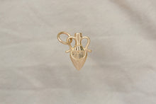 Load image into Gallery viewer, PETITE ENGRAVED AMPHORA CHARM | Green Sapphire