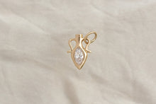 Load image into Gallery viewer, PETITE AMPHORA CHARM | Vintage Marquis Diamond