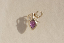 Load image into Gallery viewer, AMPHORA PENDANT | pink sapphire cabochon