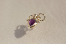 Load image into Gallery viewer, AMPHORA PENDANT | pink sapphire cabochon