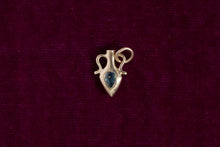 Load image into Gallery viewer, PETITE Amphora Charm | blue pear sapphire