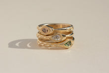Load image into Gallery viewer, Diamondback Ouroboros | Bi-color Sapphire | size 6.5