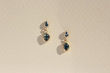 Load image into Gallery viewer, BOTEH EARRINGS | Blue Sapphire