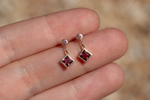 Pink Tourmaline Drops
