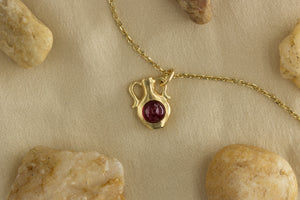 Amphora Pendant I | Pink Tourmaline