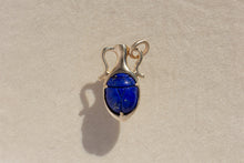 Load image into Gallery viewer, LAPIS SCARAB AMPHORA PENDANT