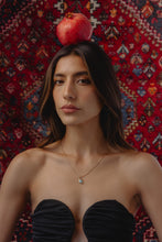 Load image into Gallery viewer, AMPHORA PENDANT | pear turquoise + ruby