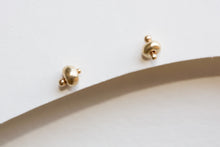 Load image into Gallery viewer, bead stud | 14k gold