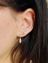 Load image into Gallery viewer, bead stud | 14k gold
